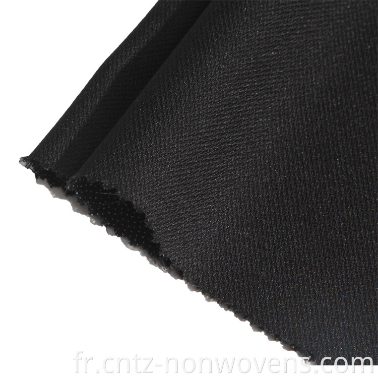 100% Polyester Woven Fusible Cap Interlining